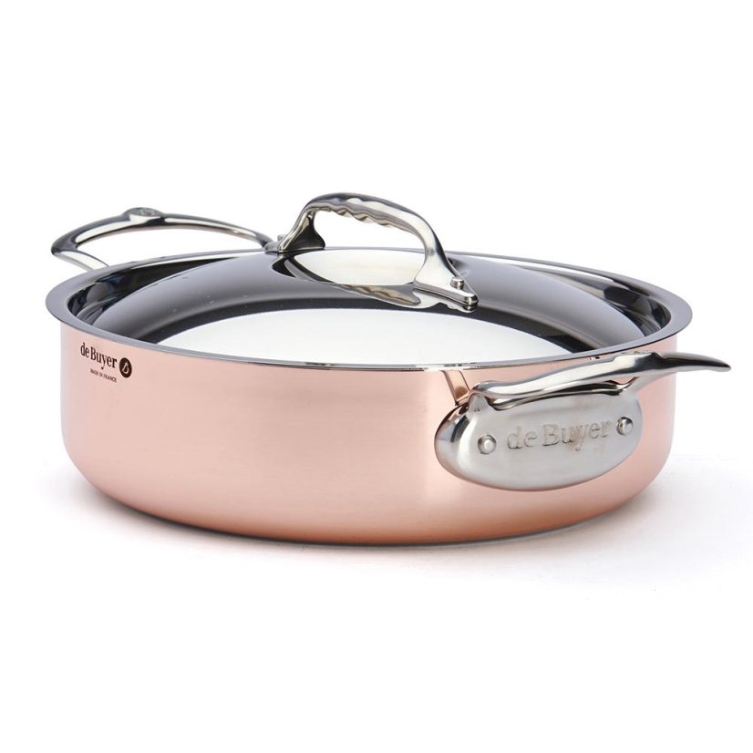 Hrnec s poklicí nízký de Buyer Prima Matera 6241.24, 24 cm