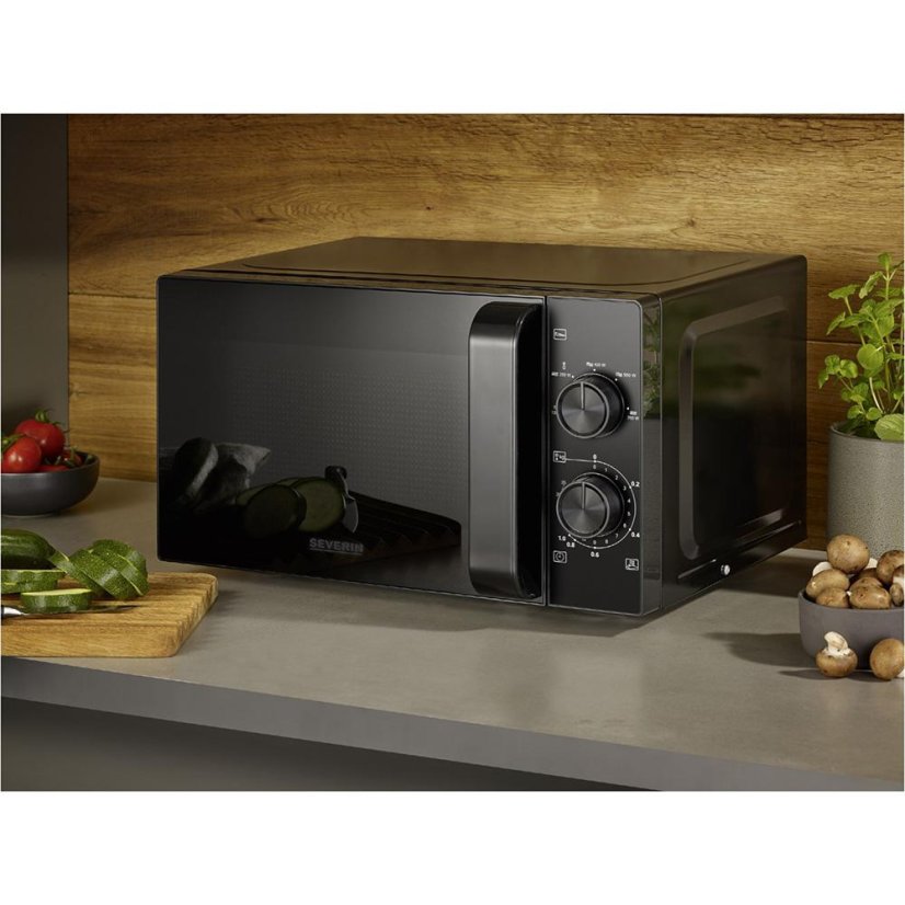 Mikrovlnná trouba Severin MW 7790 nerezová ocel/černá