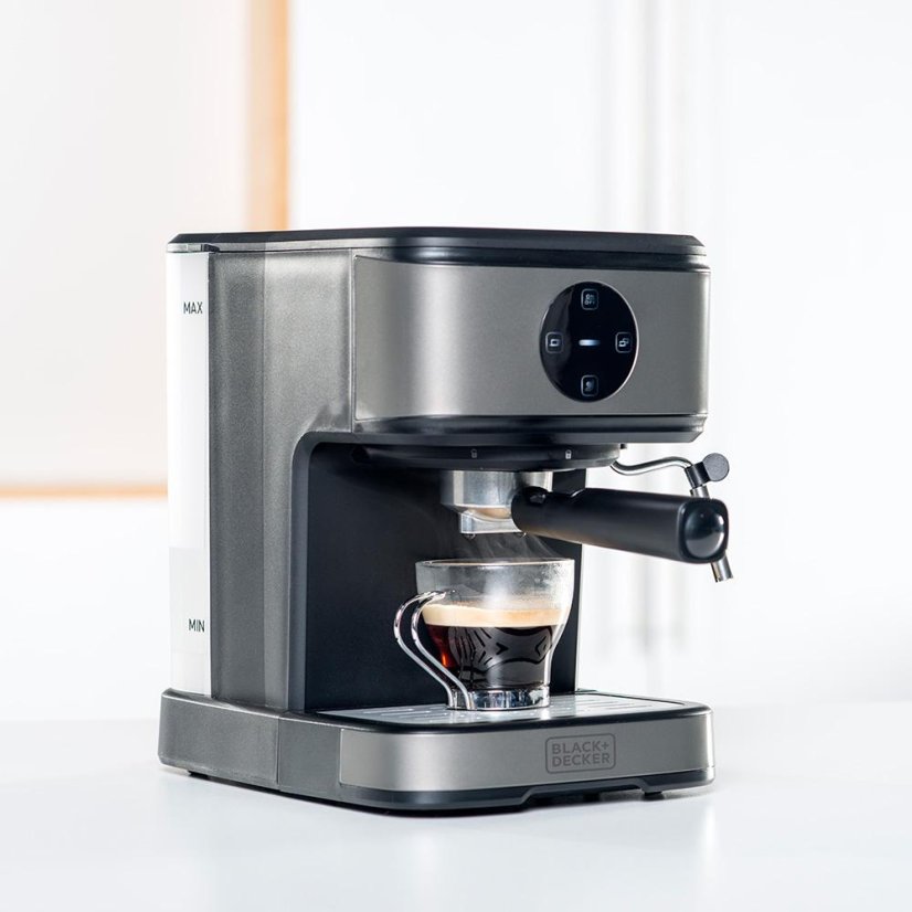 Kávovar Black + Decker BXCO850E stříbrný