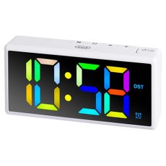 Digitální budík s LED displejem Trevi EC 886 WH bílý