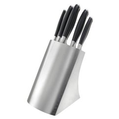 Nerezový blok na nože + 5 nožů Lion Sabatier International 666482 GLASGOW stříbrný