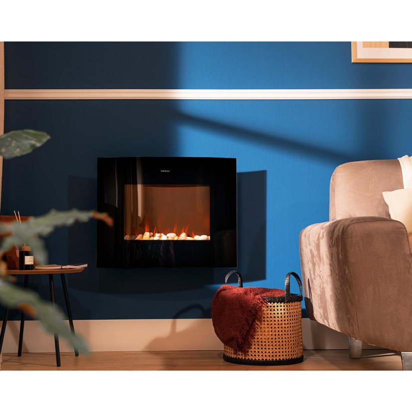Elektrický krb Cecotec ReadyWarm 2650 Curved Flames Connected 5814 černý