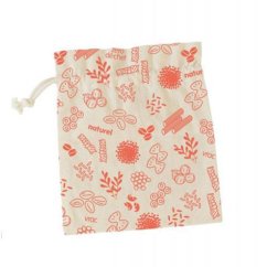 Pytlík na potraviny Pebbly NBA154 krémovo-červená