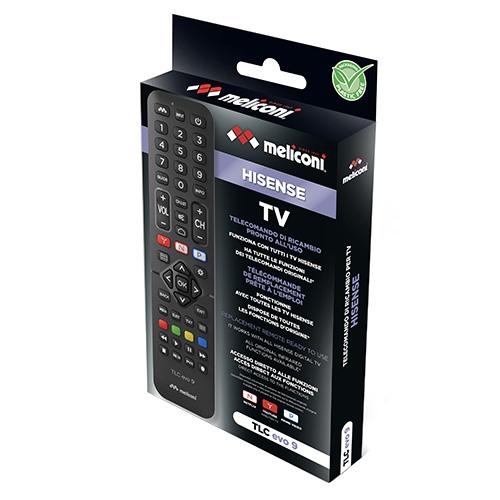 Dálkové ovládání  pro TV Hisense značky Meliconi 808047 TLC EVO 9 .