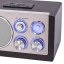 Dřevěné rádio Roadstar HRA-1345NUS/WD stříbrné