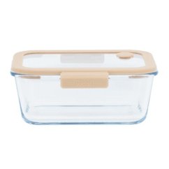 Skleněná vakuovací dóza Pebbly PKV-052, 460 ml