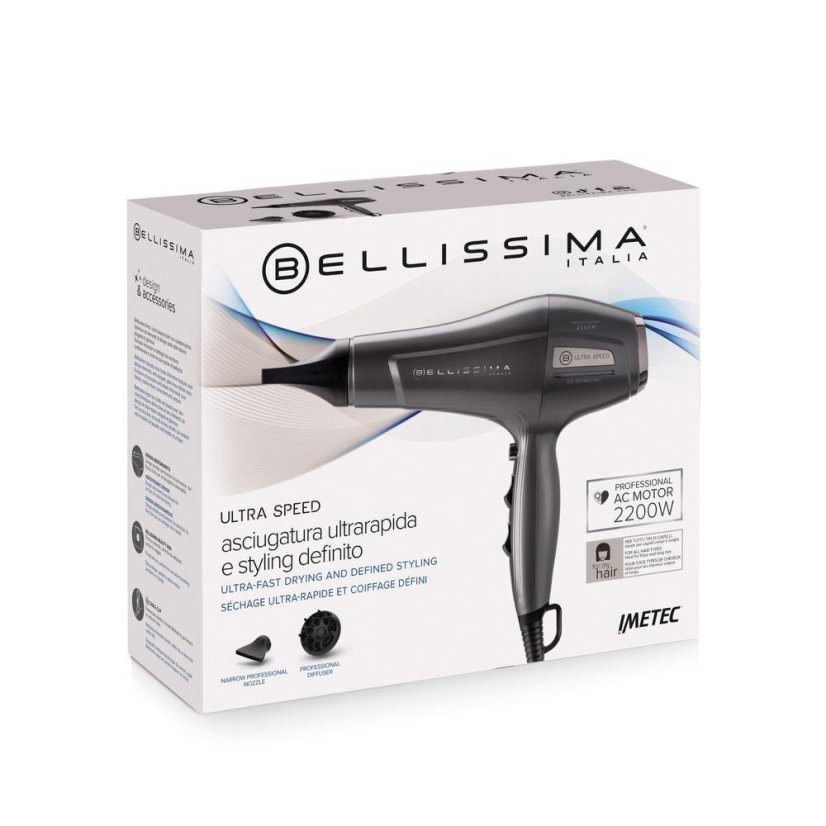 Fén na vlasy Bellissima Ultra Speed 11859 černý
