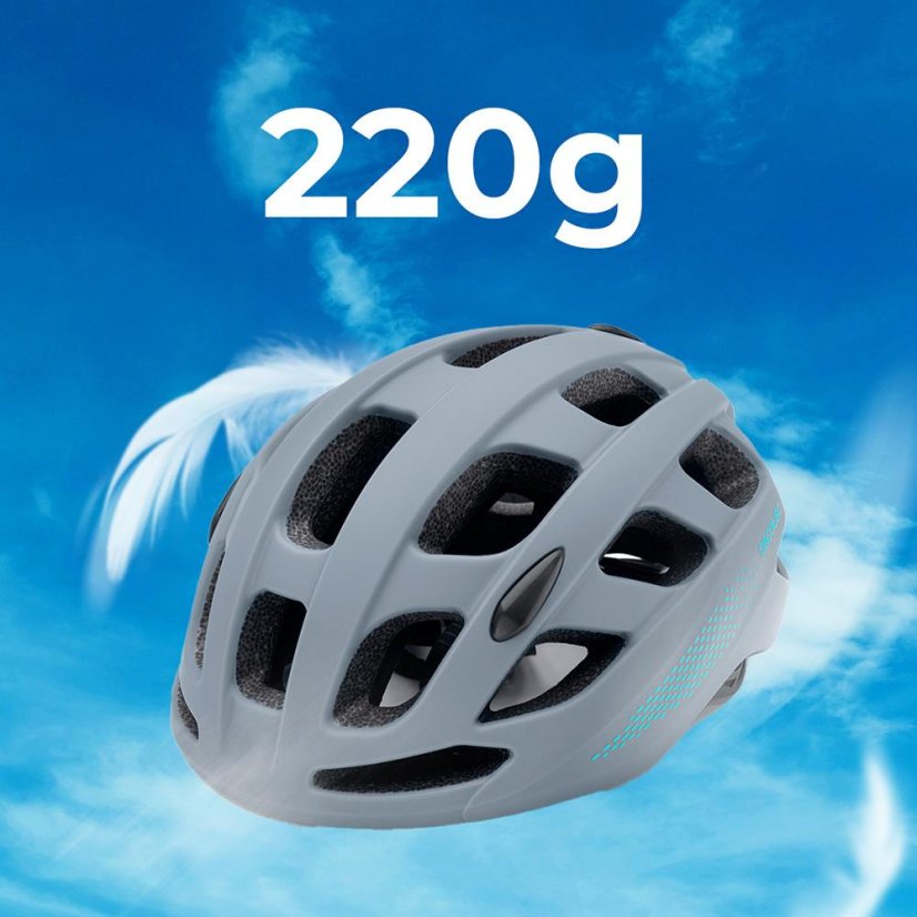 Cyklistická helma Cecotec 7346 šedá S-M
