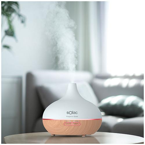 Zvlhčovač vzduchu Solac Fragance Quiet HU1053 dřevo-bílý
