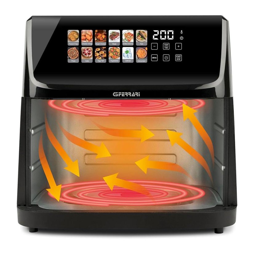 Horkovzdušná fritéza G3Ferrari Friggisano 10E LODE, G102200 černá