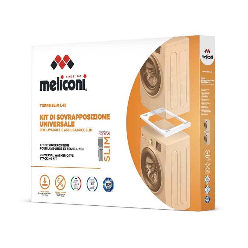 Univerzální slim mezikus mezi pračku a sušičku Meliconi Torre Slim L45 656116