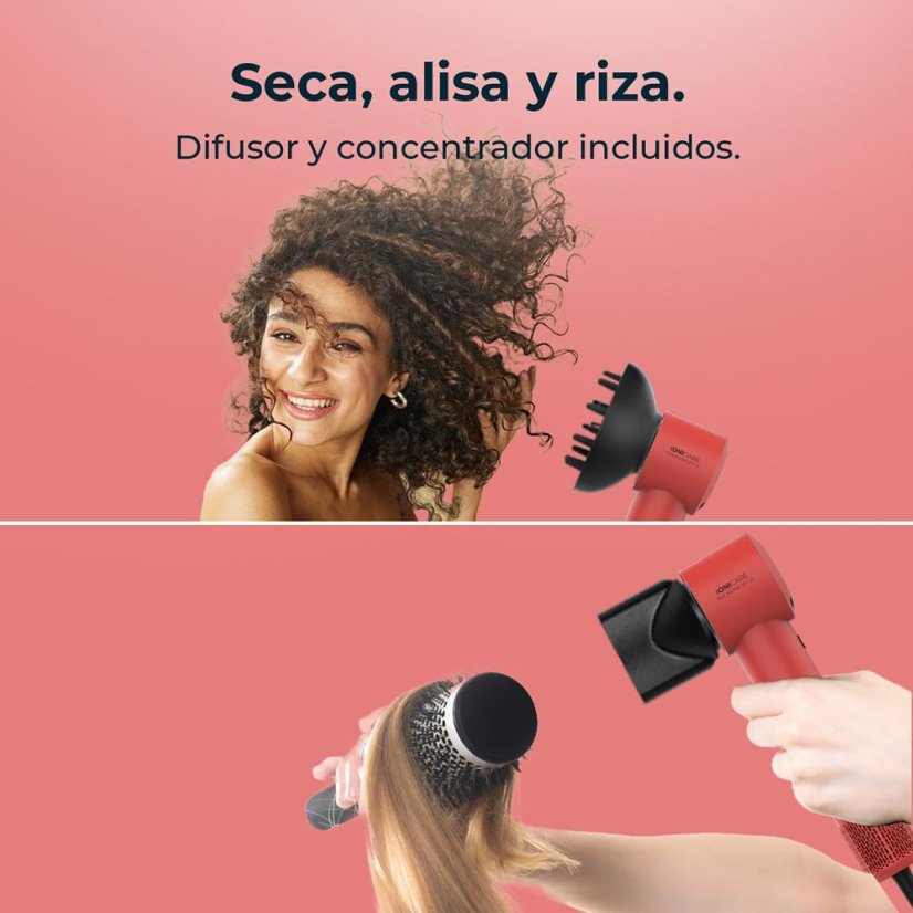 Fén na vlasy Cecotec IoniCare RockStar Style Aluminum 100839 červený