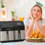 Horkovzdušná fritéza Black+Decker BXAF9000E černo-stříbrná
