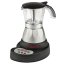 Elektrický moka kávovar Girmi MC2306 černo-stříbrný
