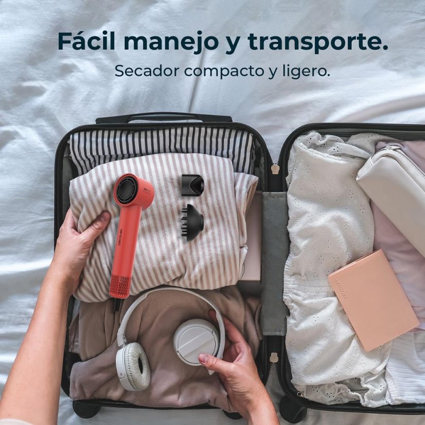 Fén na vlasy Cecotec IoniCare RockStar Style Aluminum 100839 červený