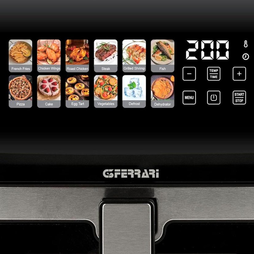 Horkovzdušná fritéza G3Ferrari Friggisano 10E LODE, G102200 černá