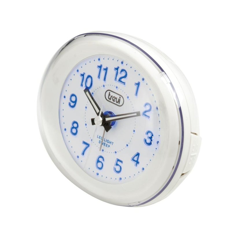 Budík s velkým ciferníkem Trevi SL 3052/WH bílý