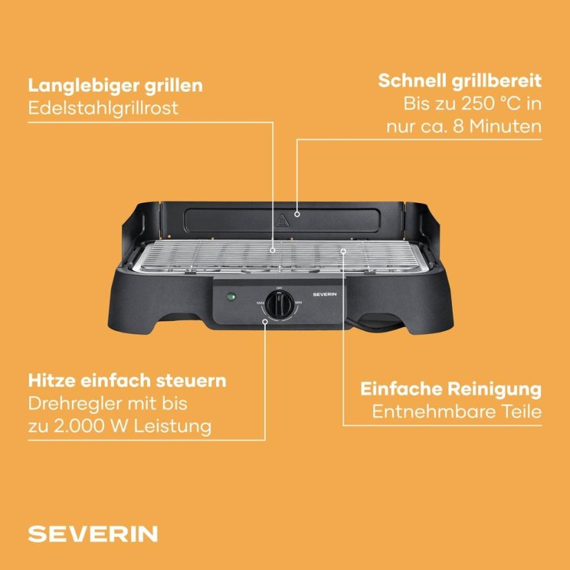 Elektrický gril Severin PG 8593