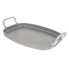 Ocelová pánev Plancha zaoblená de Buyer Mineral B 5640.01