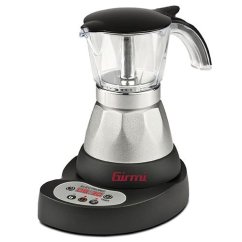 Elektrický moka kávovar Girmi MC2306 černo-stříbrný