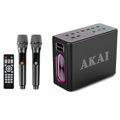 Reproduktor s mikrofony a ovladačem AKAI ABTSW-120 černý