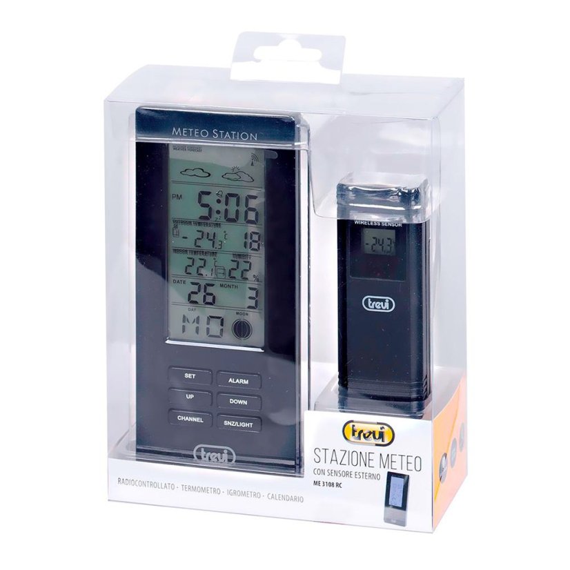 Meteostanice Trevi ME 3108/BK černá