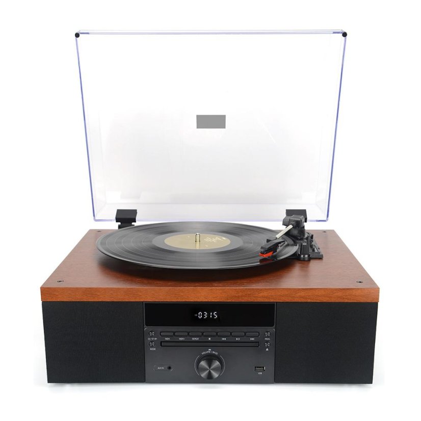 Gramofon AKAI ATT-14BT dřevo