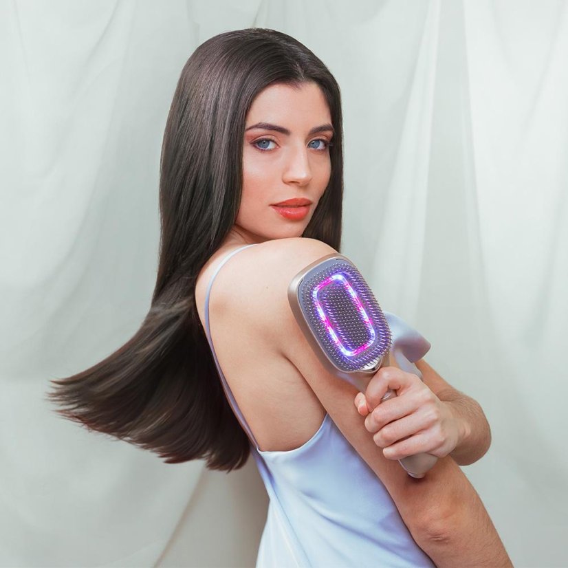 Elektrický kartáč Cecotec HairCare 100152 stříbrný