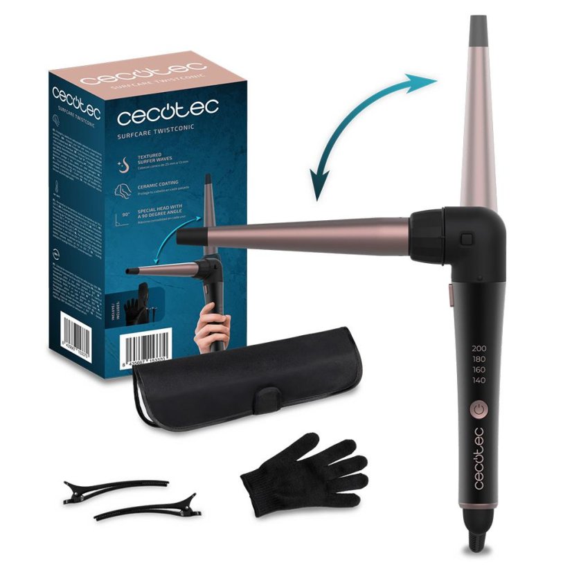 Kulma na vlasy Cecotec Bamba SurfCare TwistConic 100002