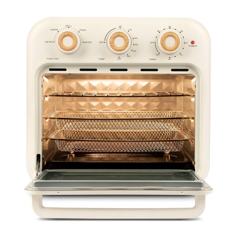 Horkovzdušná fritéza Girmi ECOFRIT FG2900 krémová/nerez