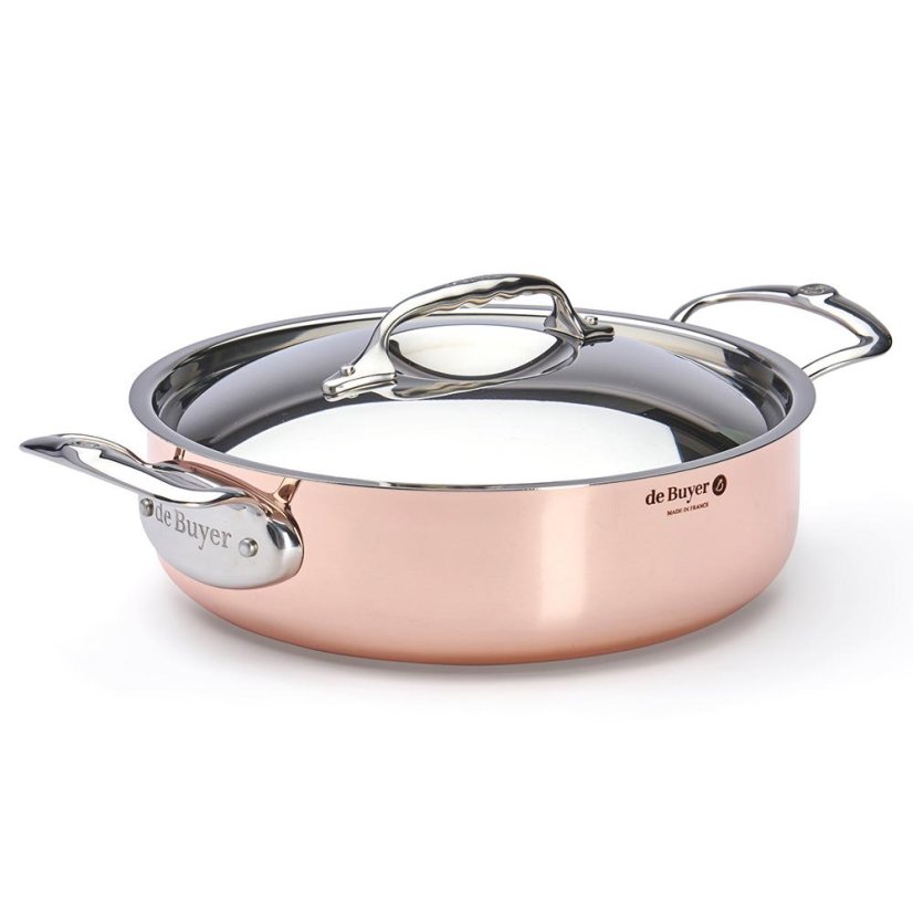 Hrnec s poklicí nízký de Buyer Prima Matera 6241.24, 24 cm