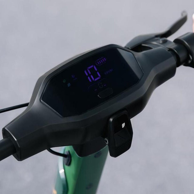 Elektrická koloběžka Cecotec Bongo Serie X65 Connected 7109 šedo-zelená