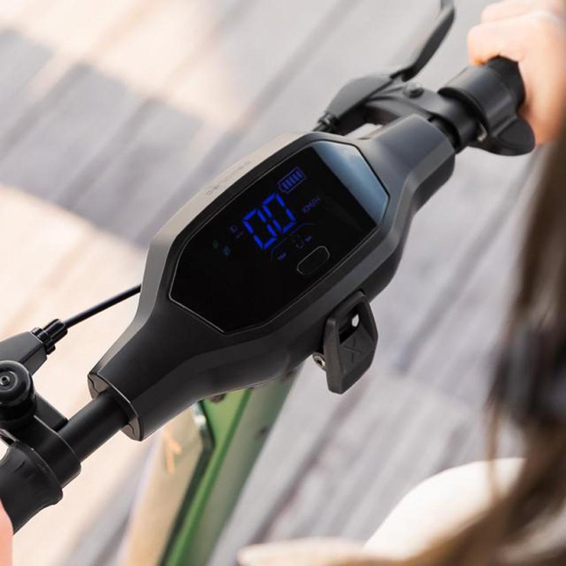 Elektrická koloběžka Cecotec Bongo Serie X65 Connected 7109 šedo-zelená