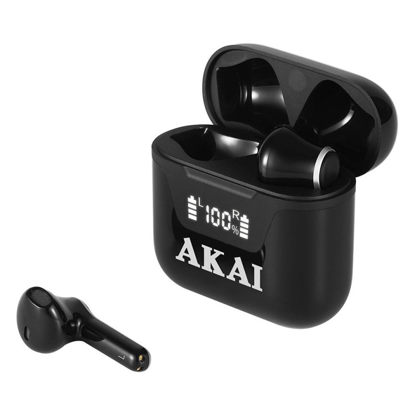 Bezdrátová sluchátka AKAI BTE-J101 černé