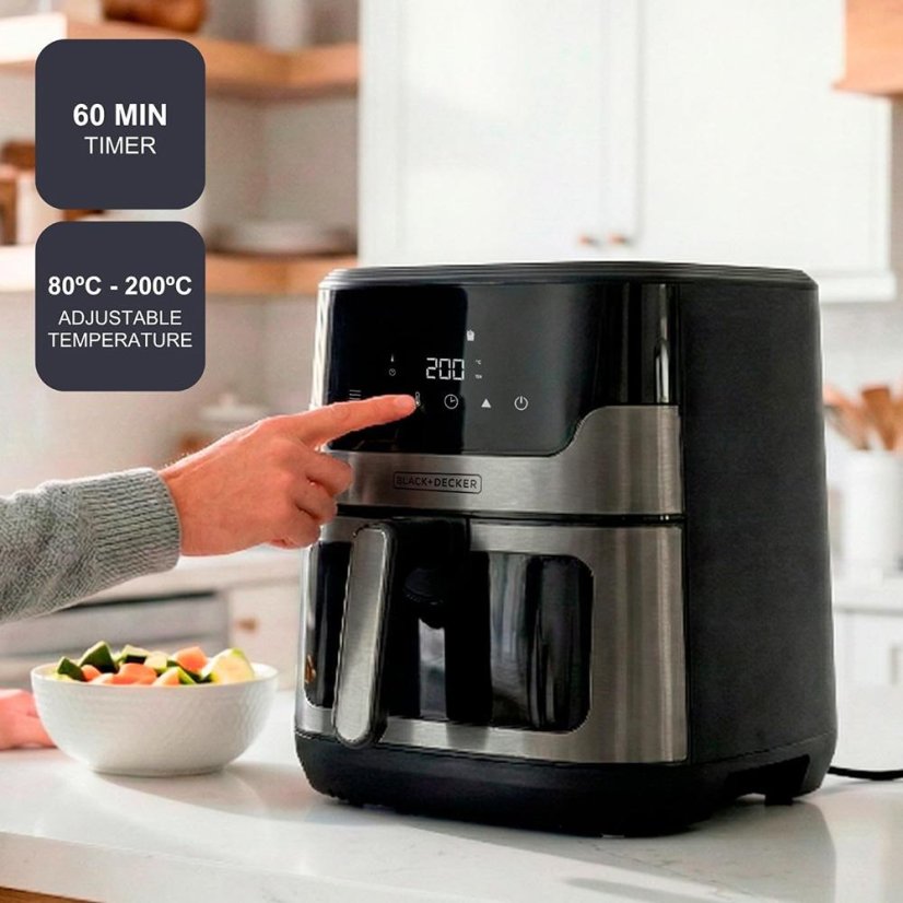 Fritéza Black+Decker BXAF8001E