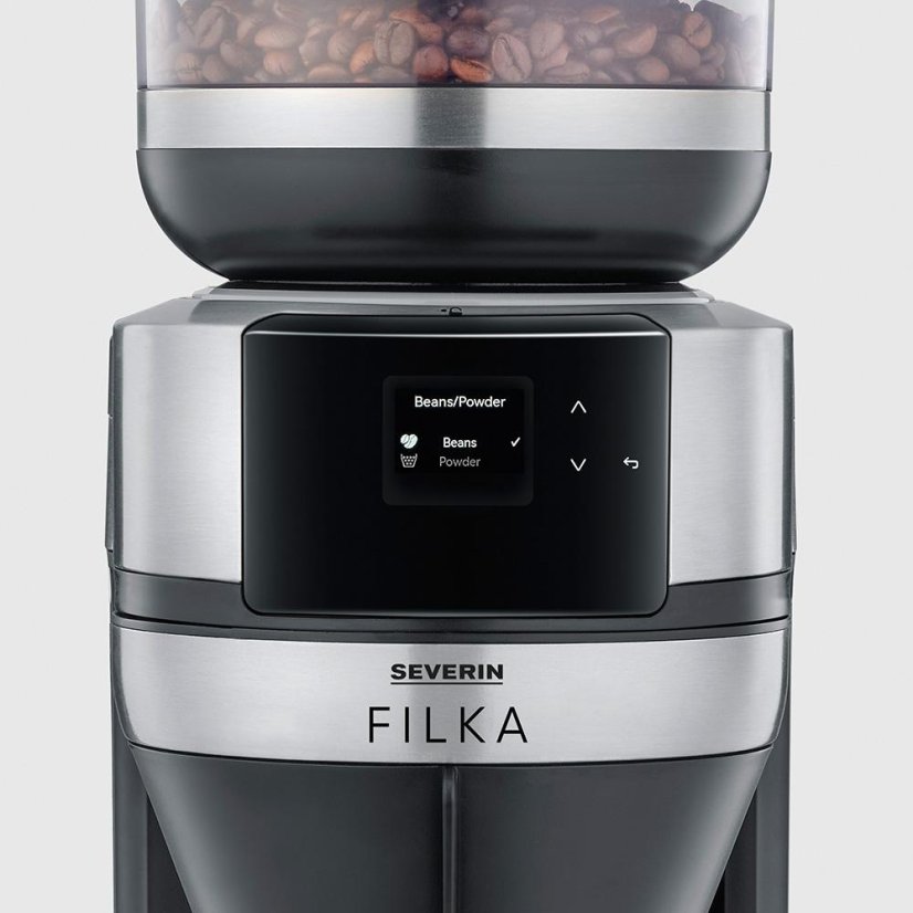 Kávovar Severin Filka KA 4853 černo-stříbrný
