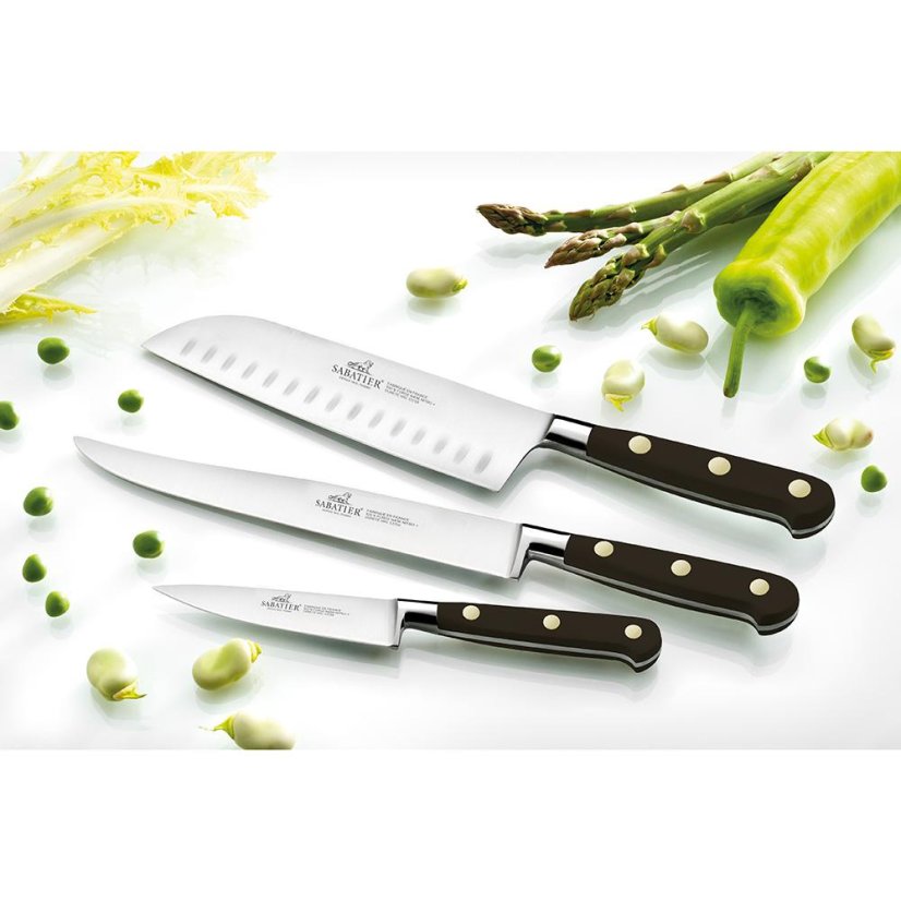 Kuchyňský Santoku nůž Lion Sabatier IDÉAL Laiton 714780