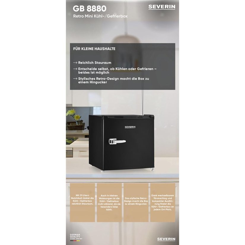 Chladící - mrazící box Severin GB 8880 černý