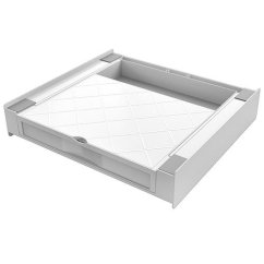 Univerzální mezikus mezi pračku a sušičku s výsuvnou zásuvkou a odkládací plochou Meliconi Torre Duo 656123 bílý