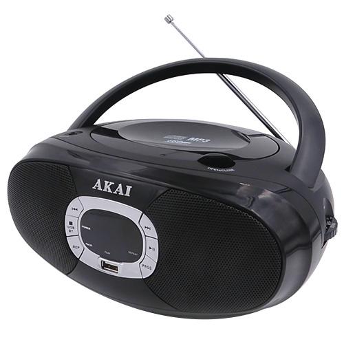Přenosný CD přehrávač AKAI BM004A-614 černý